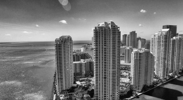 Miami centro ciudad vista — Foto de Stock