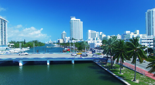 Miami Beach aerial view