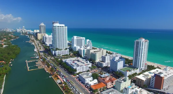 Miami vista do centro da cidade — Fotografia de Stock