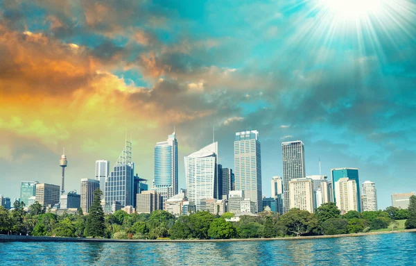 Красивий панорамний skyline Сідней, Nsw - Австралія — стокове фото