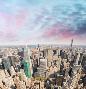 New York şehrinin silüeti