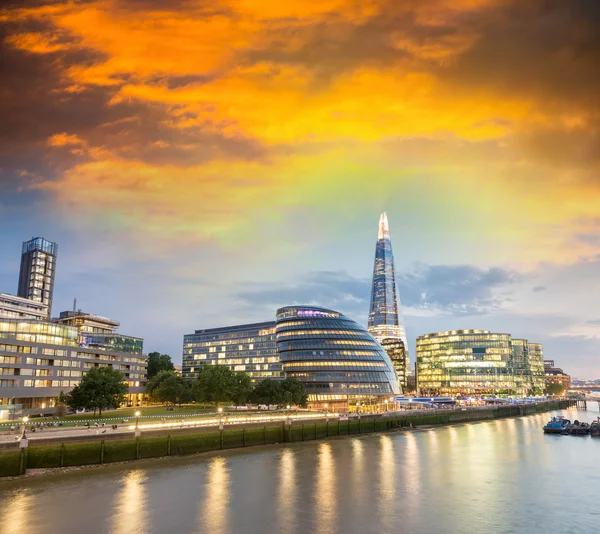 Skyline of London, Velká Británie — Stock fotografie