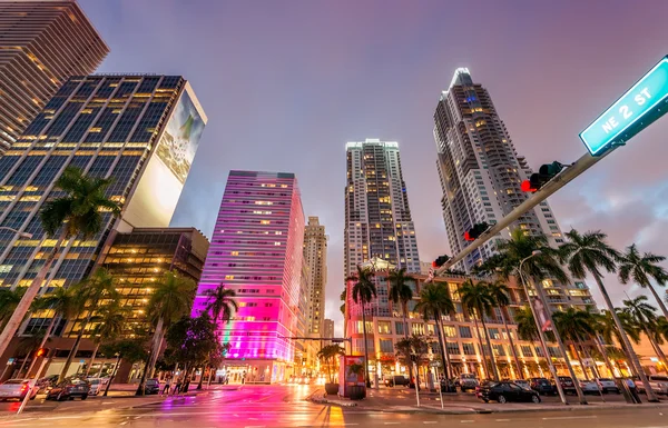Zobrazení centra města Miami — Stock fotografie
