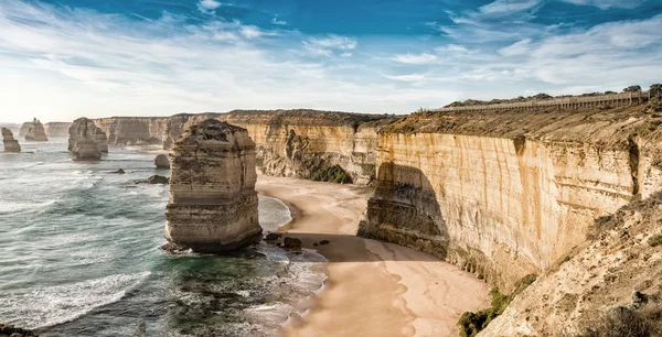 オーストラリア、ビクトリア州の 12 人の使徒の素晴らしい空撮 — ストック写真
