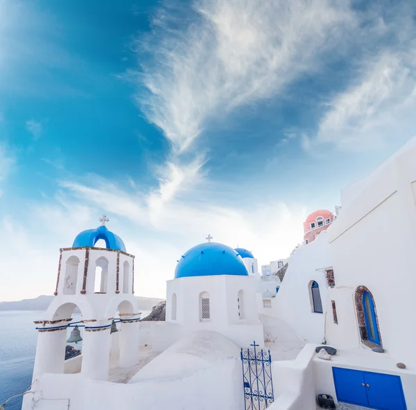 Prachtige Griekse architectuur van Santorini — Stockfoto