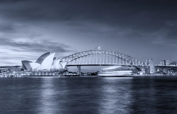 Sydney - oktober 23, 2015: Mooie stad panoramisch skyline. Syd — Stockfoto