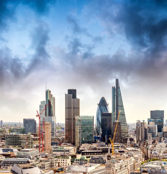 Luftaufnahme der Londoner Gebäude - UK — Stockfoto