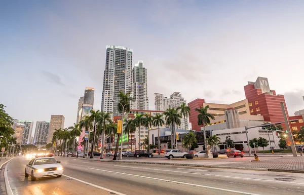 Miami downtown stadsutsikt — Stockfoto