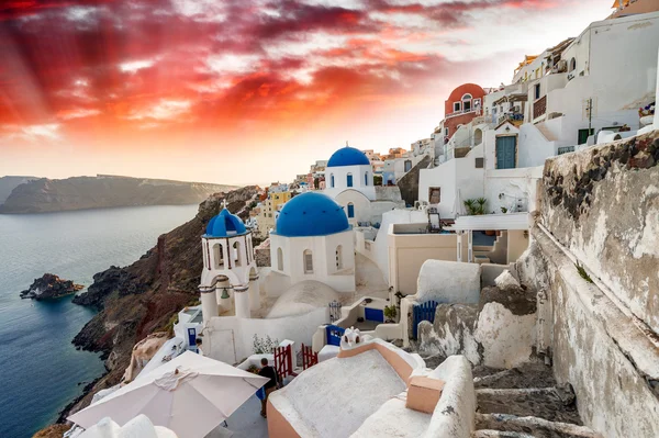 Krásné řecké architektury Santorini — Stock fotografie