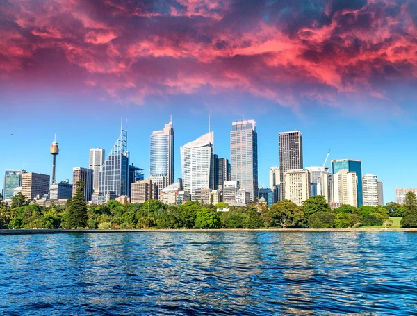 Office skyscrapers against the sky. Business concept — Stock Photo, Image