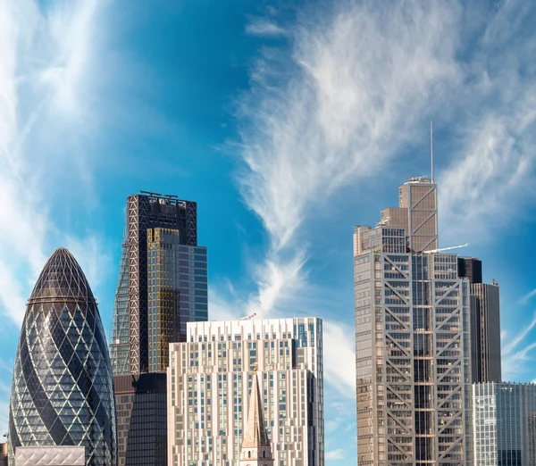 London finansiella distrikt, Uk — Stockfoto