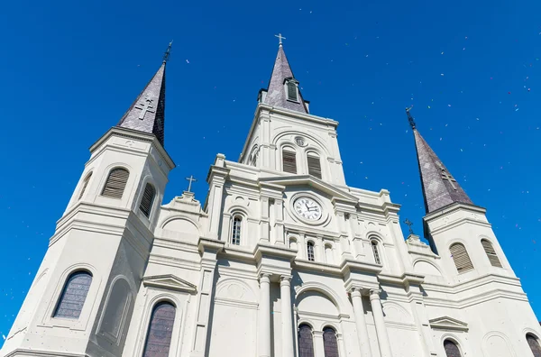 Kościół z Jackson Square, Nowy Orlean — Zdjęcie stockowe