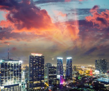 Miami şehir şehir manzaralı