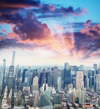 New York şehrinin silüeti