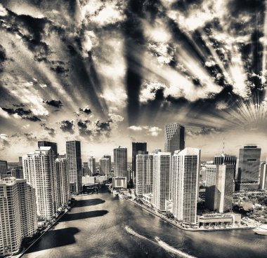 Miami şehir şehir manzaralı