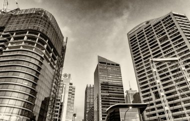 Sydney gökdelenler gece görünümü