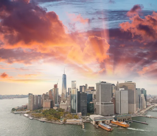 Ciudad de Nueva York skyline — Foto de Stock