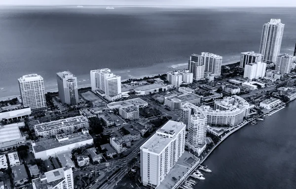 Vista aérea de Miami Beach —  Fotos de Stock