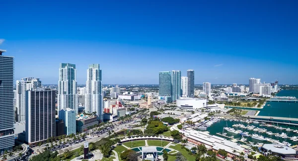 Widok centrum miasta Miami — Zdjęcie stockowe