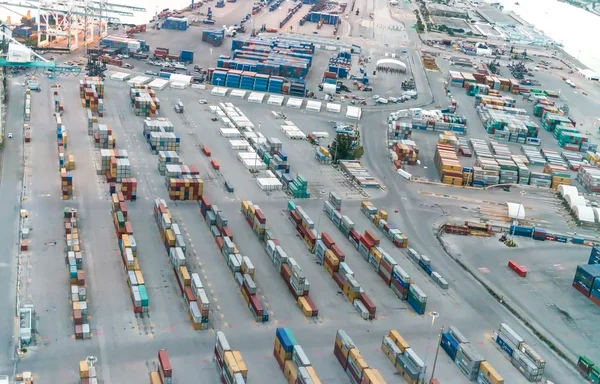 City port and containers, Sydney — Stock Photo, Image