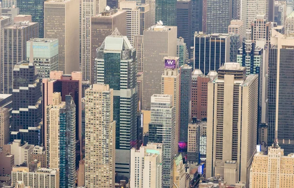 Aerial view of New York skyscrapers — Stock Photo, Image