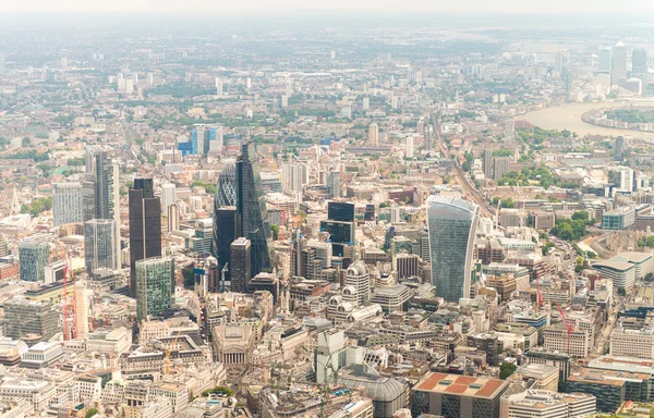 Helicopter view London - Storbritannien — Stockfoto