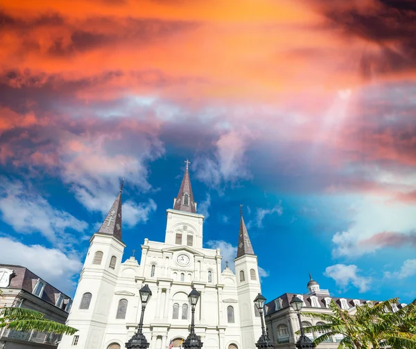 Catedral de San Luis en Nueva Orleans — Foto de Stock