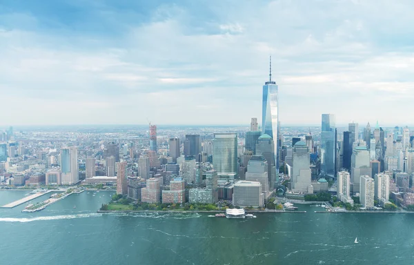 Στον ορίζοντα ουρανοξύστες της Νέας Υόρκης — Φωτογραφία Αρχείου