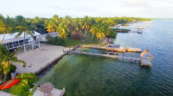 Letecký pohled na Islamorada, Florida — Stock fotografie