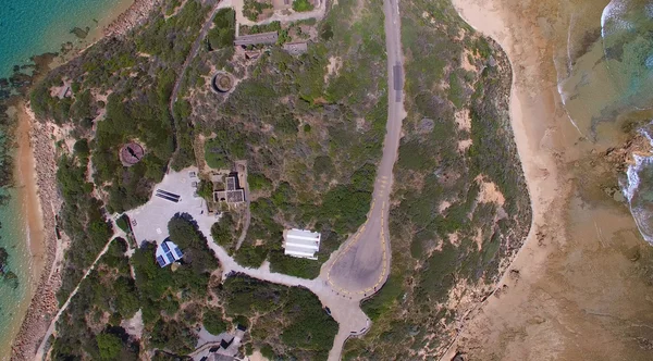 Vista aérea de Fort Nepean, Península de Mornington, Australia —  Fotos de Stock