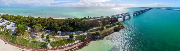 Bahia Honda vista aérea del parque estatal, Florida — Foto de Stock