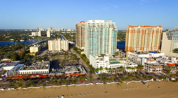 Fort Lauderdale, florida havadan görünümü — Stok fotoğraf