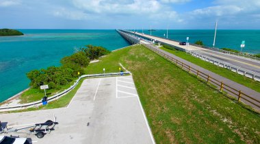 Köprü anahtarları, Florida bağlayan havadan görünümü