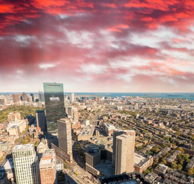 Boston binaları ve gökdelenler