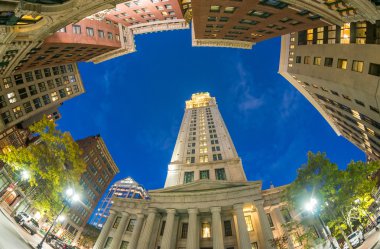 Günbatımı, Ma, Boston manzarası