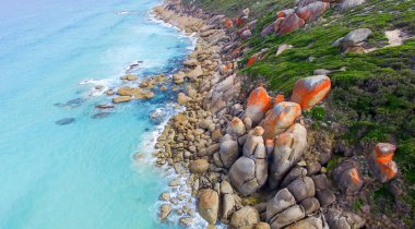 Wilsons Promontory ünlü plajı, Victoria hava Australi