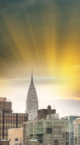 ニューヨークの高層ビル群の絶景 — ストック写真