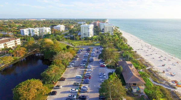 Naples Beach, Florida havadan görünümü