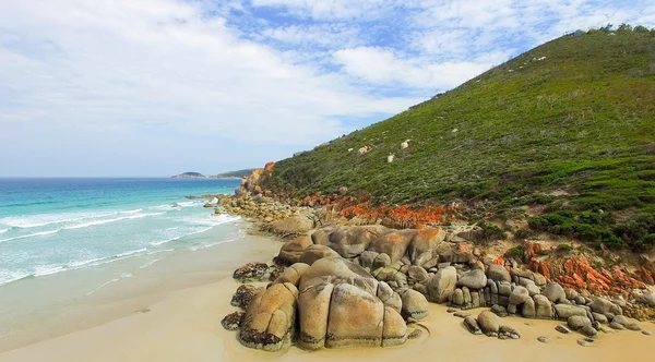 Wilsons Promontory coast, vista aérea — Foto de Stock