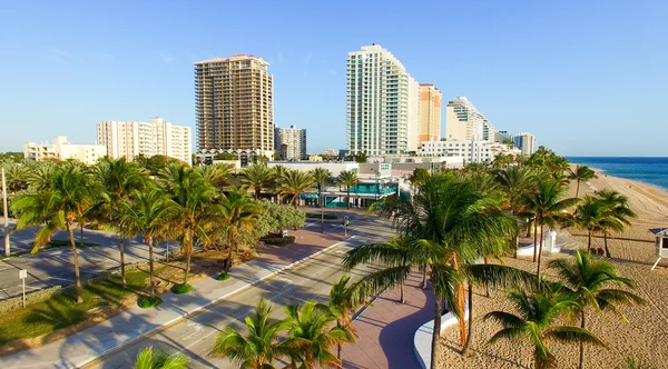 Fort Lauderdale, florida havadan görünümü — Stok fotoğraf