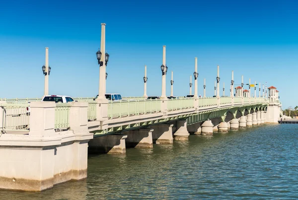 Сент-Огастин, Флорида, США. Львиный мост — стоковое фото