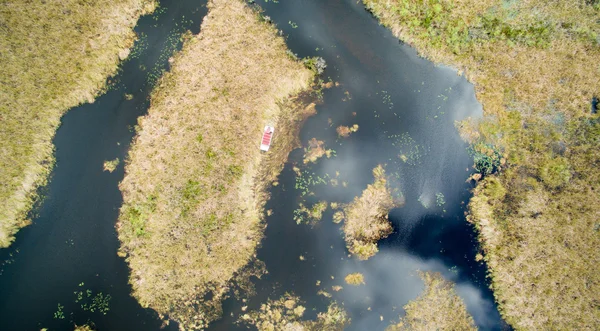 Visão aérea de Everglades, Flórida — Fotografia de Stock