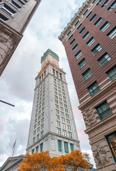 Ancient and modern buildings of Boston skyline, MA — Stock Photo, Image