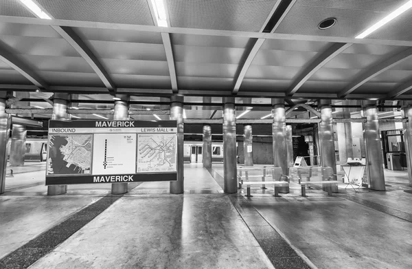 Subway station interiör. — Stockfoto