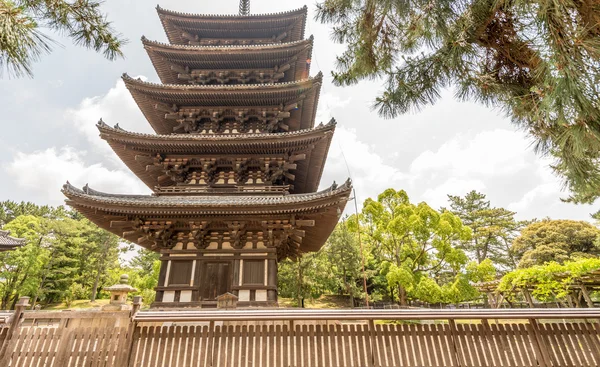 興福寺五重塔奈良県 — ストック写真