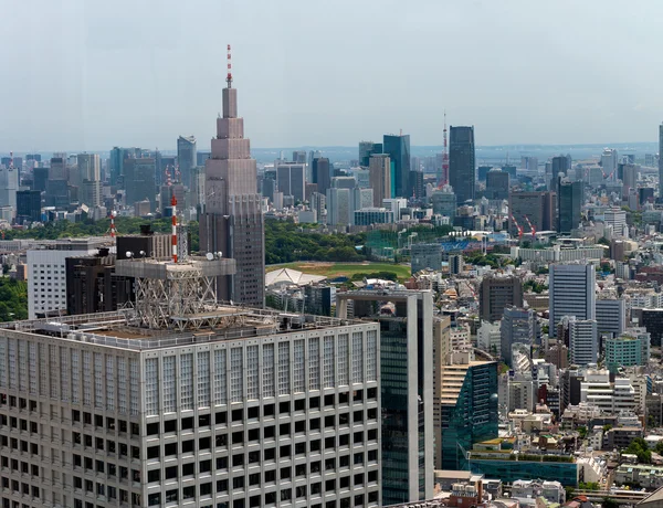Tokyo antenn skyline från Shinjuku — Stockfoto