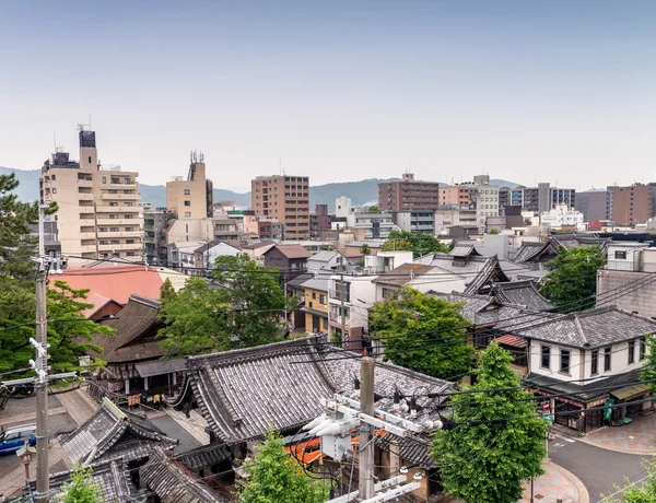 Αεροφωτογραφία του Κιότο αρχαία κτίρια — Φωτογραφία Αρχείου
