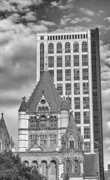 波士顿-城市天际线的大厦 — 图库照片