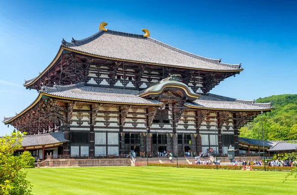 Tódai ji temple hlavní sál, Nara, Japonsko — Stock fotografie
