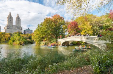 New York City - 29 Eylül 2015: Yeşillik renkleri Merkezi PA